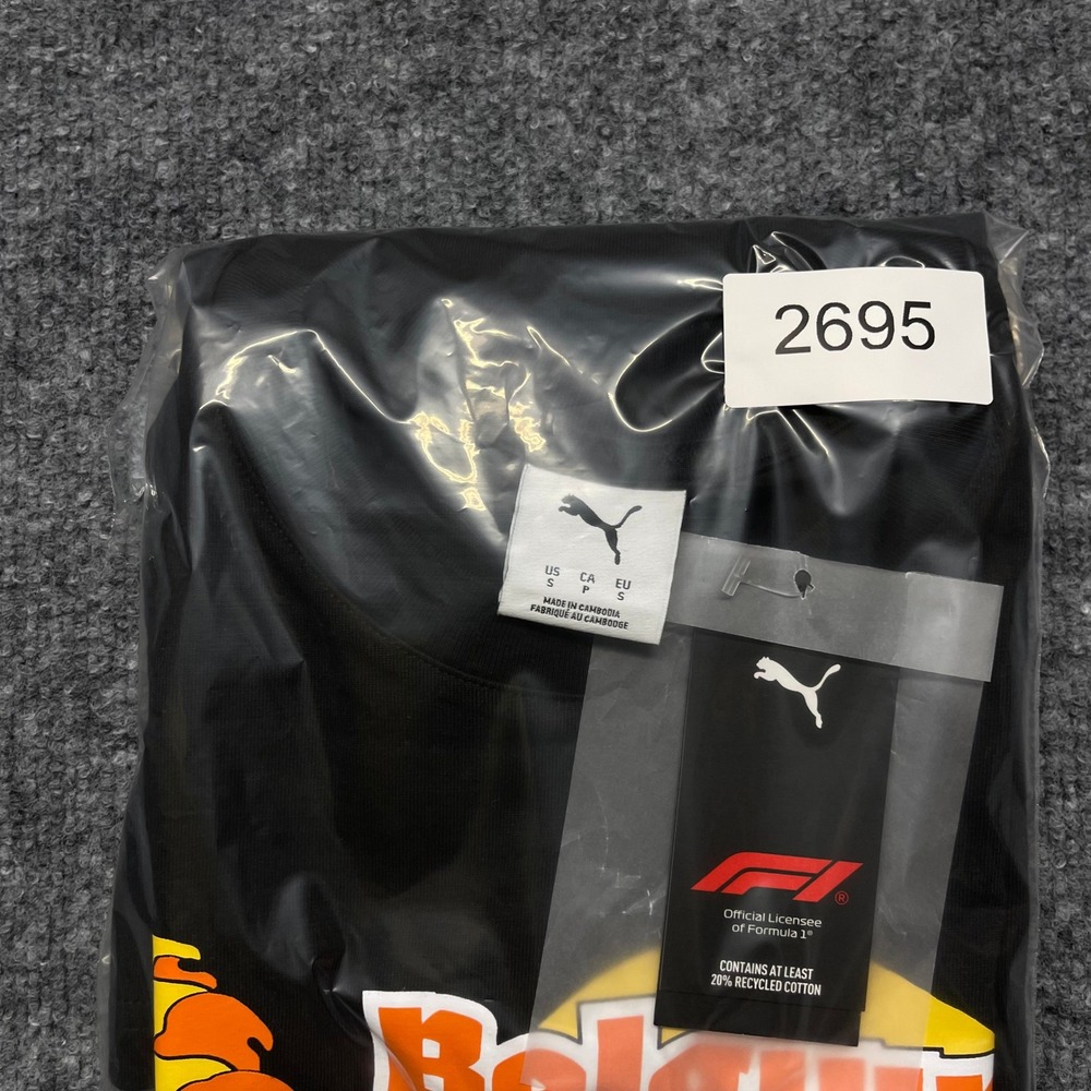 Formula 1 F1 Shirt Mens Small Black Belgian Grand Prix 2025 Graphic Puma Tee - Picture 14 of 14